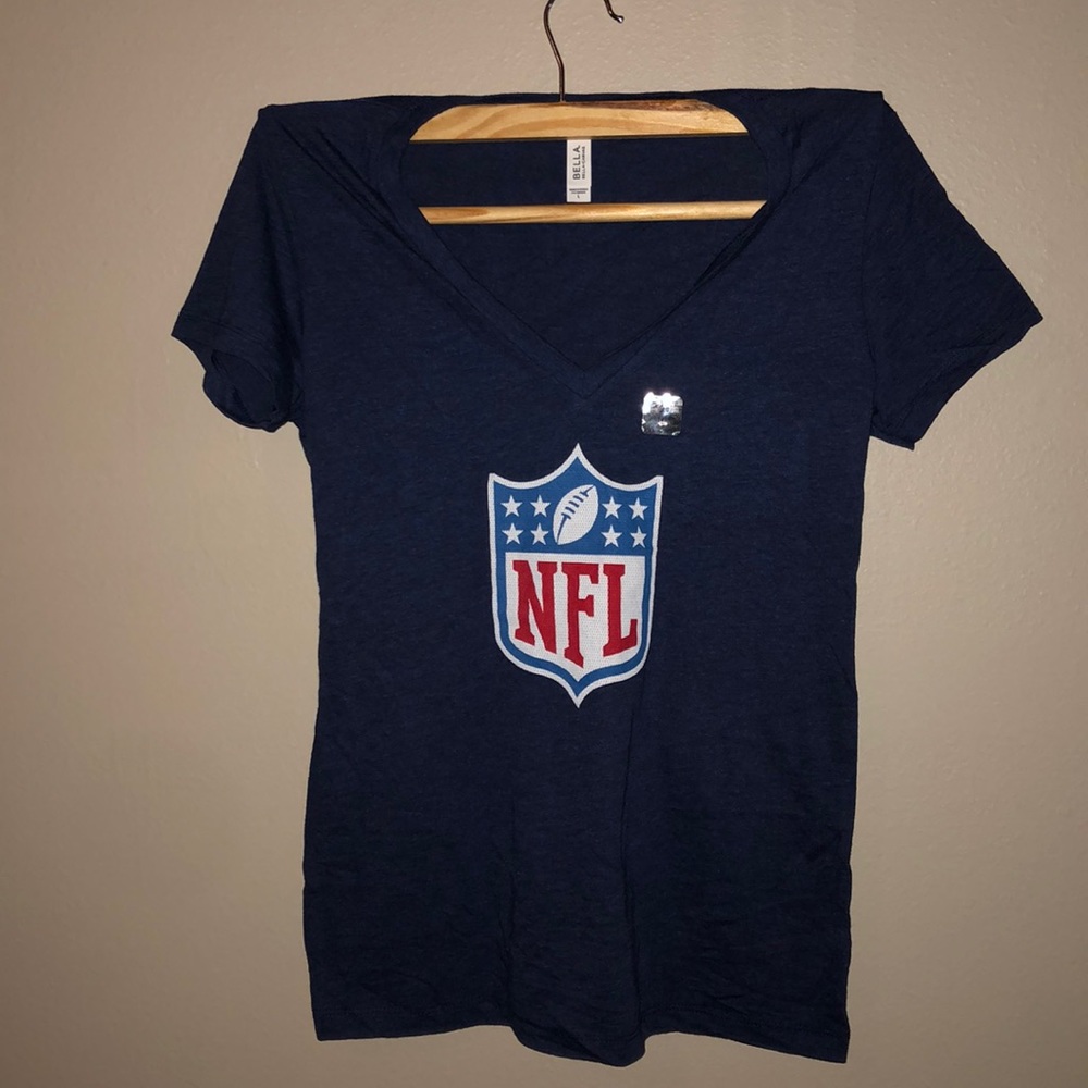 Blue NFL V-Neck Tee
